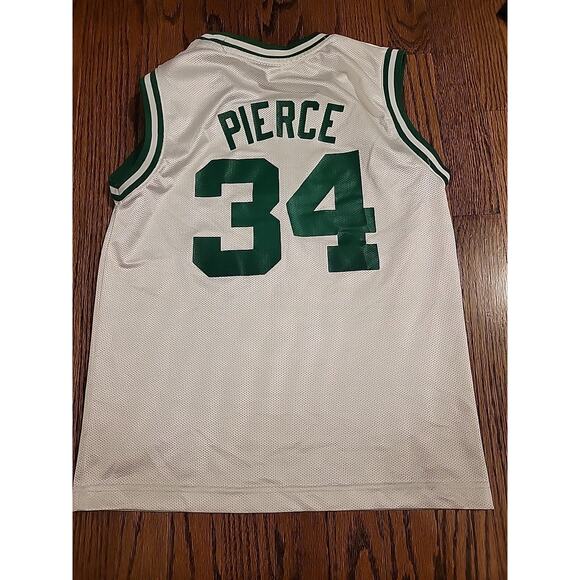 Reebok Paul Pierce Boston Celtics Jersey Youth Size Medium Boys 10-12 Basketball - Picture 1 of 9